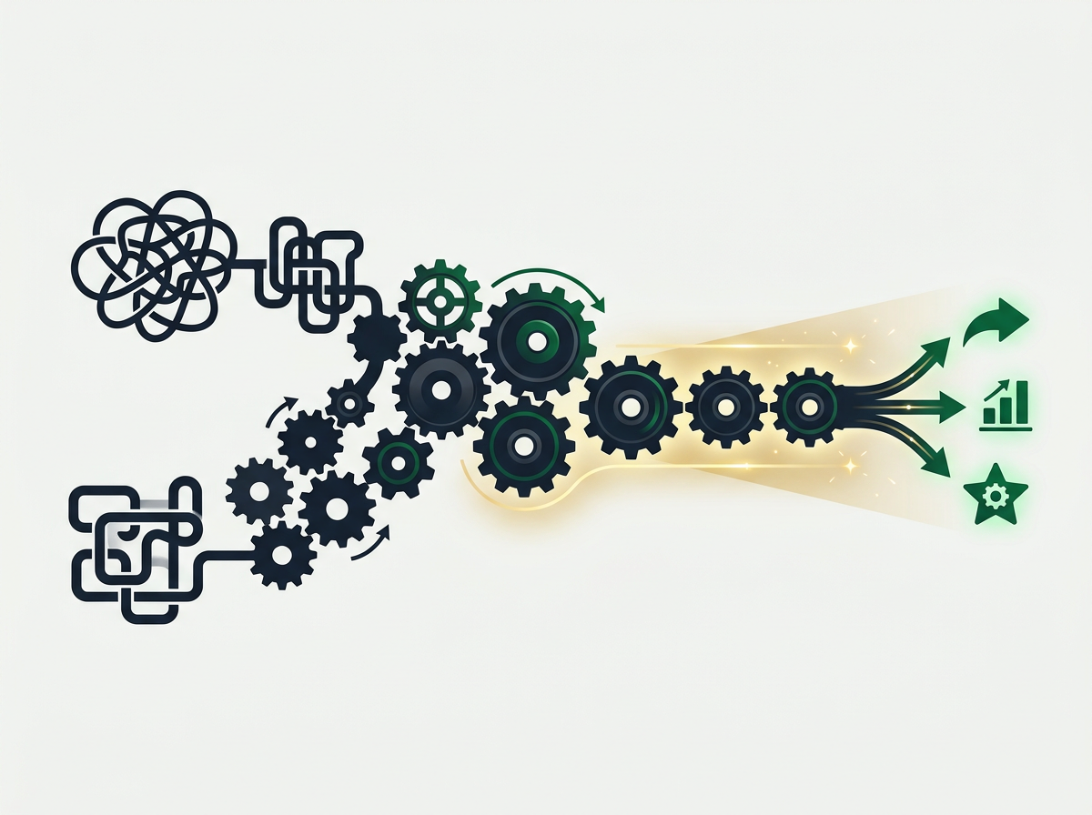 Unlock Growth: AI & Automation for Coach & Consultant Paid Acquisition 5 Illustration: The AI & Automation Advantage for Professional Services